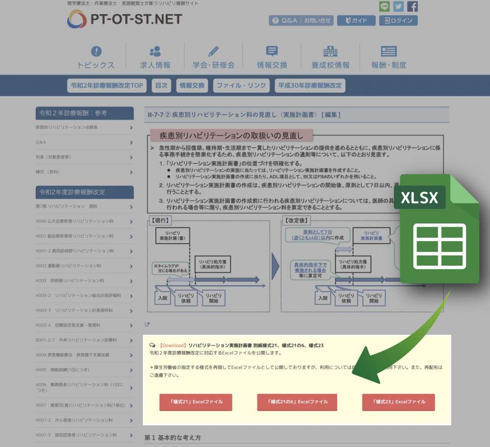 計画 書 リハビリテーション リハビリテーション実施計画書の様式について：PT